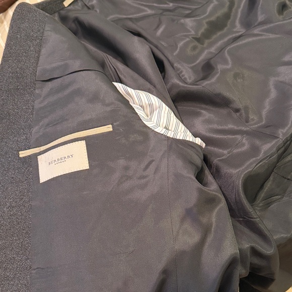 Burberry Charcoal Suit Jacket